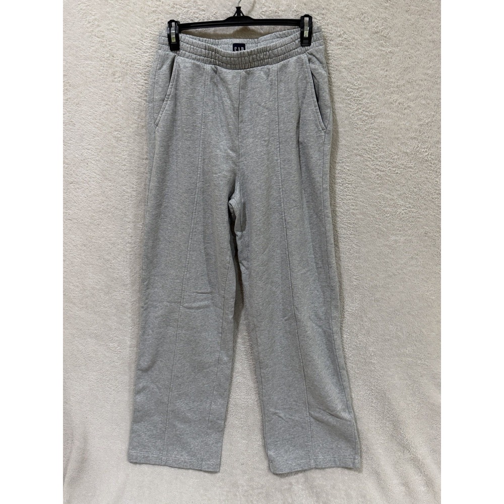 Gap Wide Leg Baggy Sweatpants Gray Size Medium Tall Comfortable Cozy